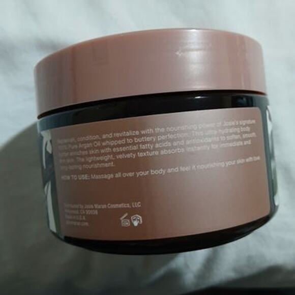 JOSIE MARAN Whipped Argan Oil Body Butter French Vanilla made in the USA 19 oz - Picture 2 of 5